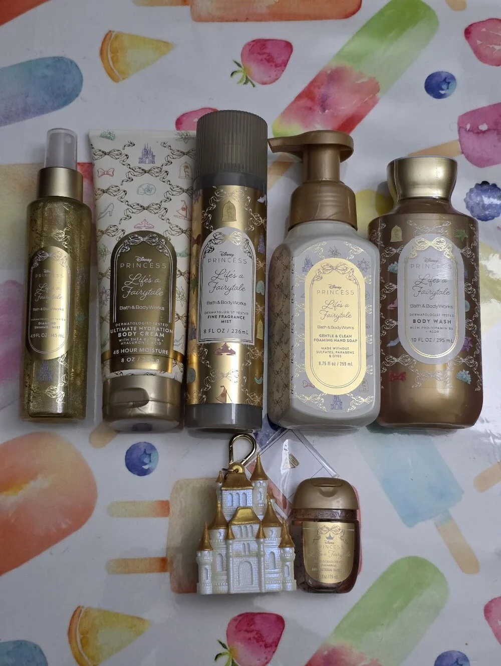 Disney Princess Life's a Fairytale 7 Piece Bath & Body Works Set New Ultra RARE
